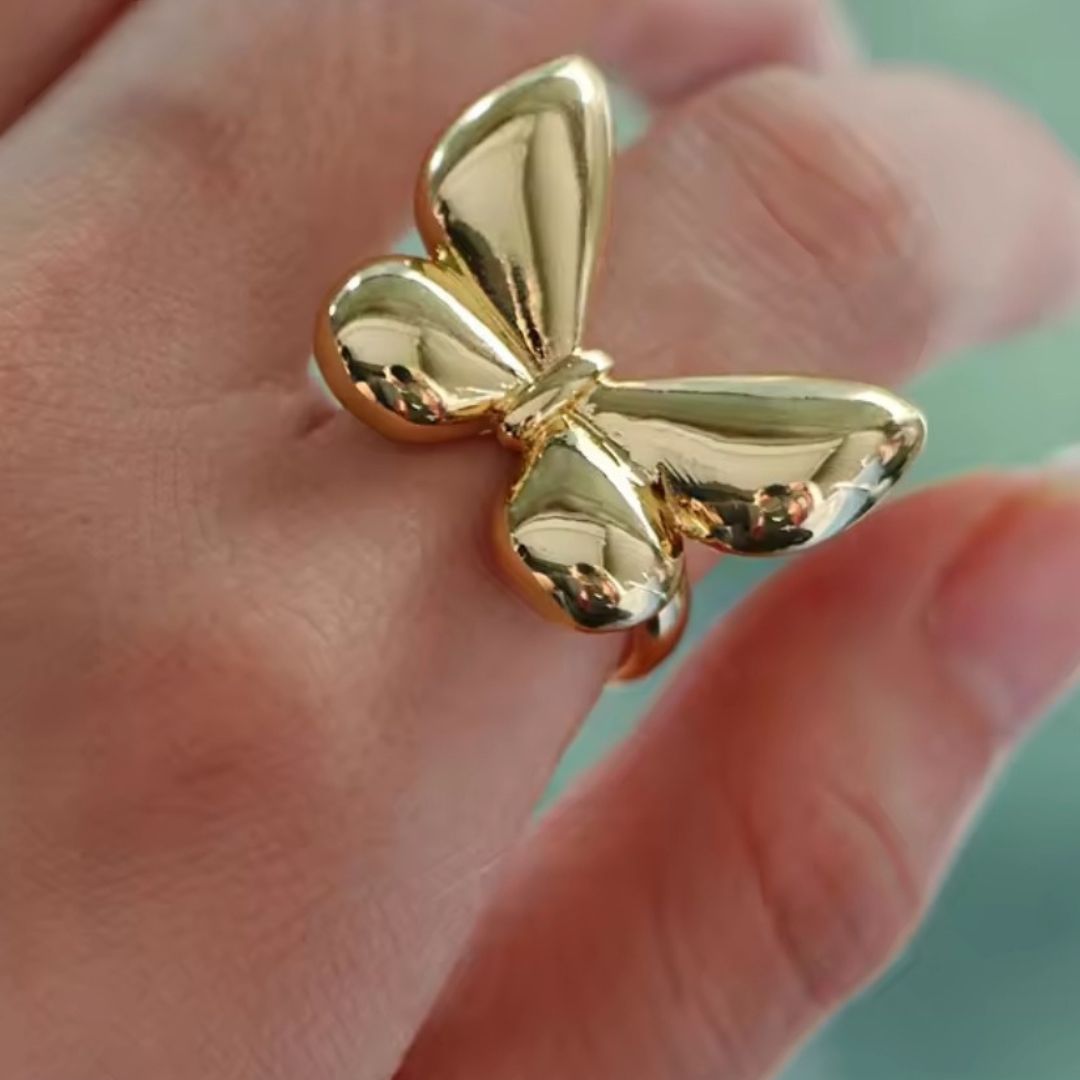 Butterfly Platinum Ring