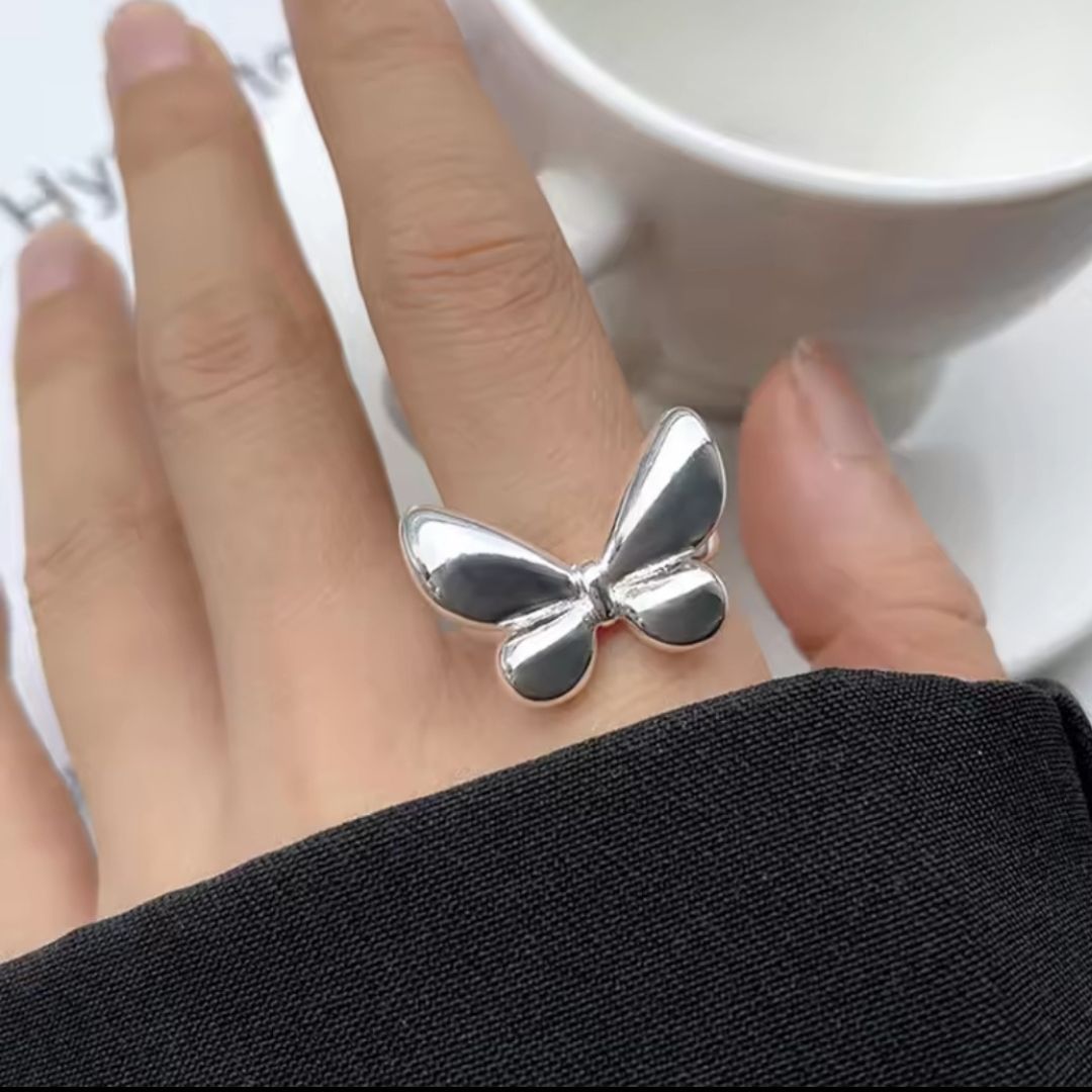 Butterfly Platinum Ring